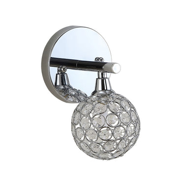 Maeve Iron/Glass Contemporary Glam LED Vanity Light - JONATHAN Y
